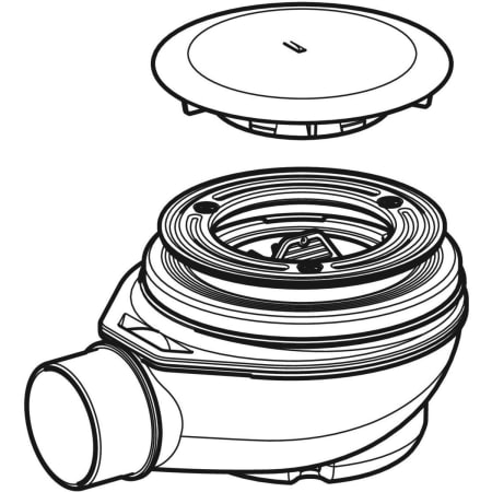 Geberit Duschwannenablauf Modell 150554211