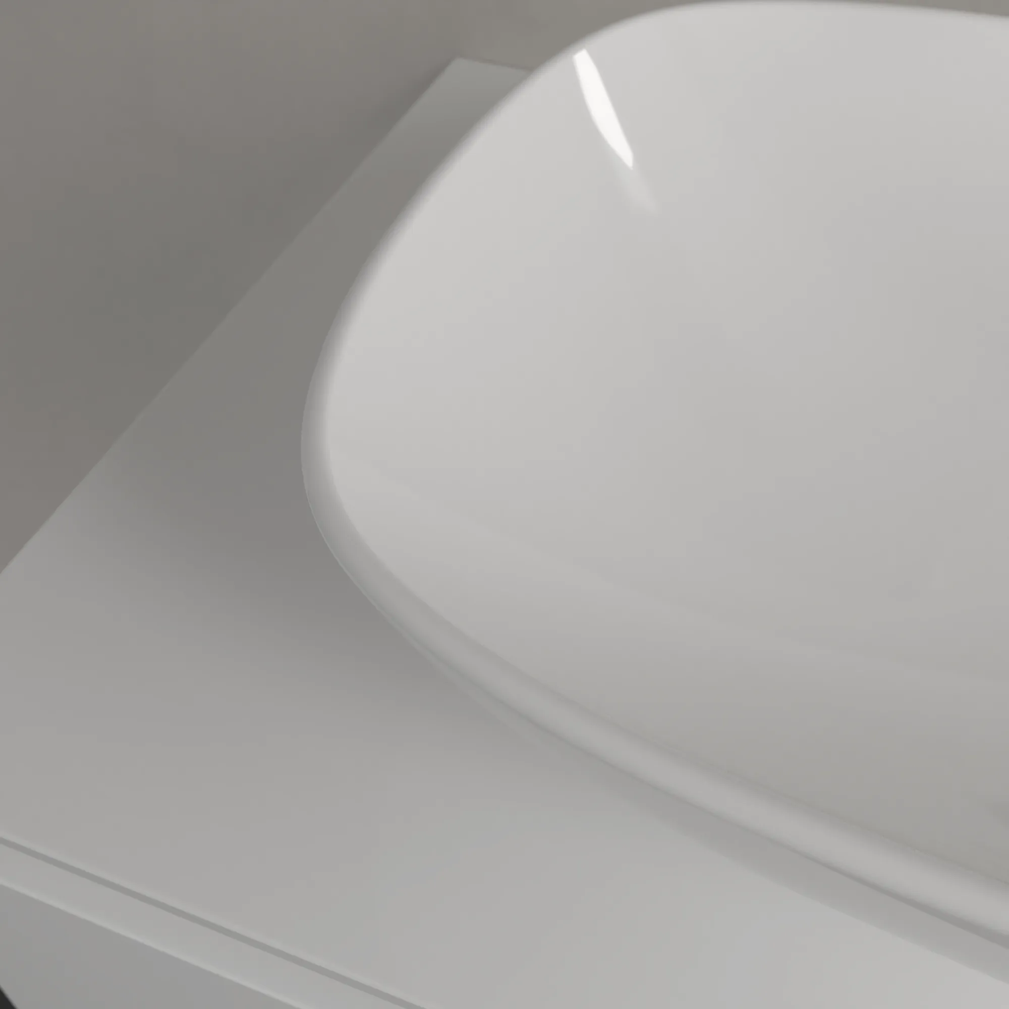 Villeroy & Boch Aufsatzwaschtisch aus TitanCeram „Loop & Friends“ 560 × 380 × 150 mm, ohne Hahnlochbohrung in Weiß Alpin Villeroy & Boch Aufsatzwaschtisch aus TitanCeram „Loop & Friends“ 560 × 380 × 150 mm, ohne Hahnlochbohrung in Weiß Alpin