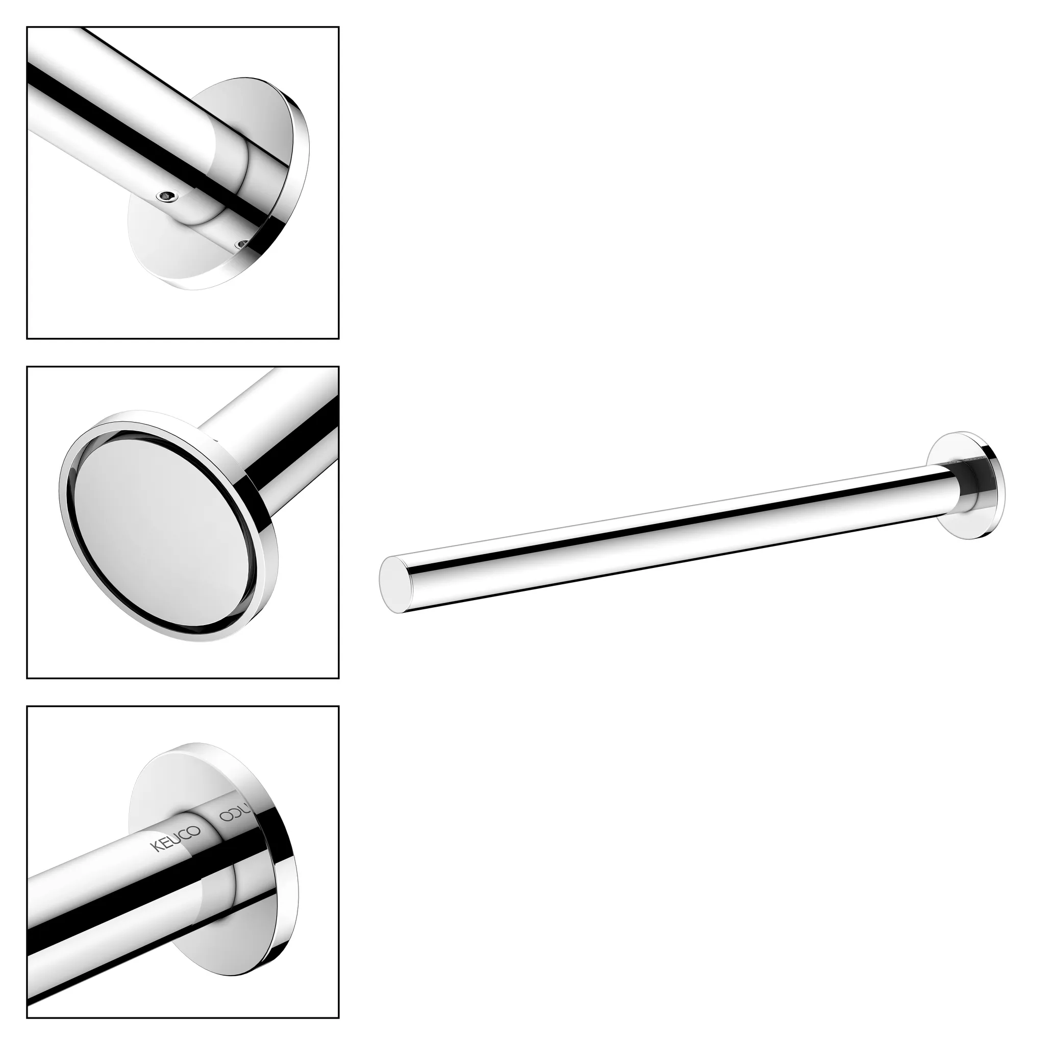 REVA 12822010000 Handtuchhalter 340 mm verchromt REVA 12822010000 Handtuchhalter 340 mm verchromt