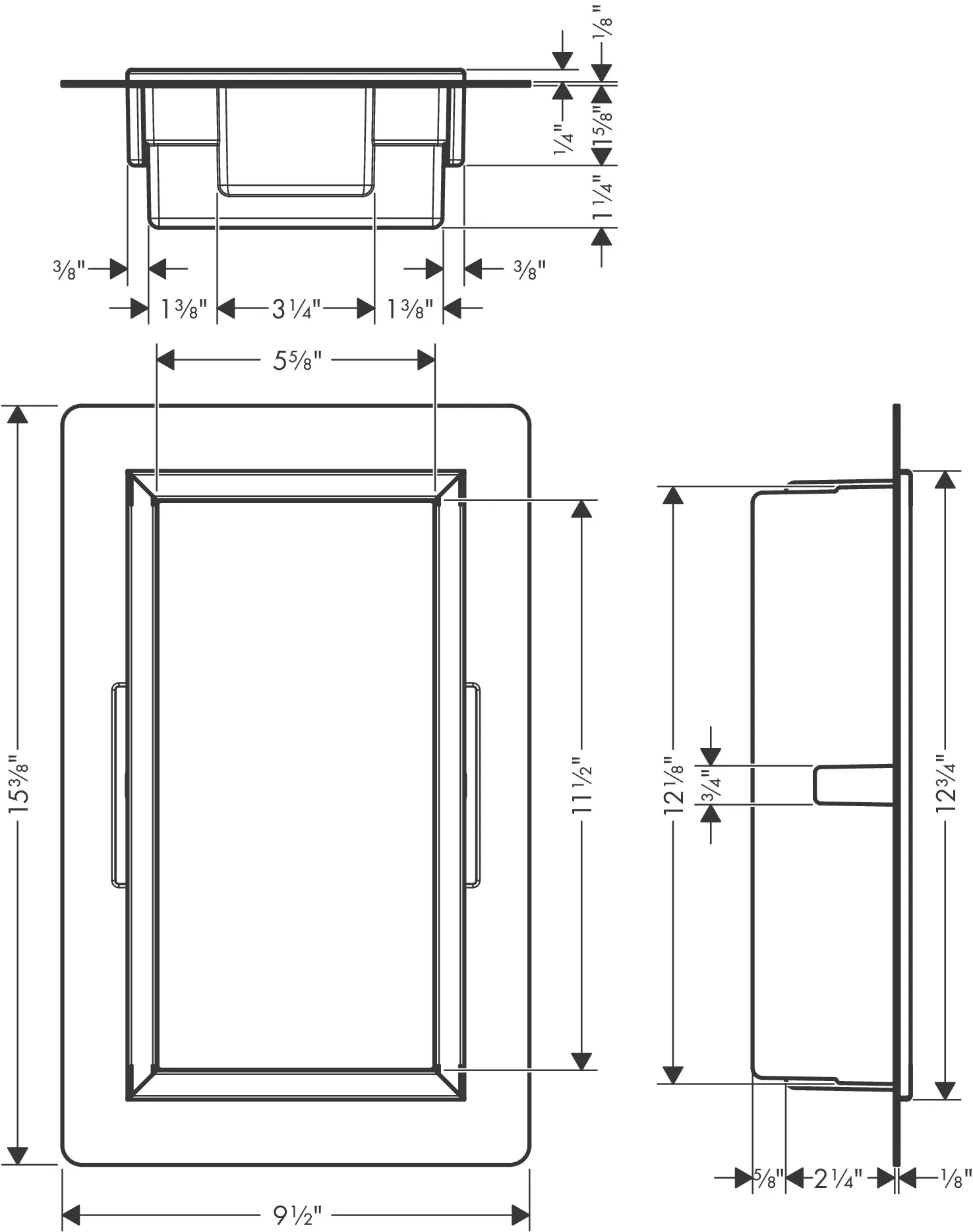 XtraStoris Original Wandnische mit Rahmen 300/150/70 Betongrau XtraStoris Original Wandnische mit Rahmen 300/150/70 Betongrau