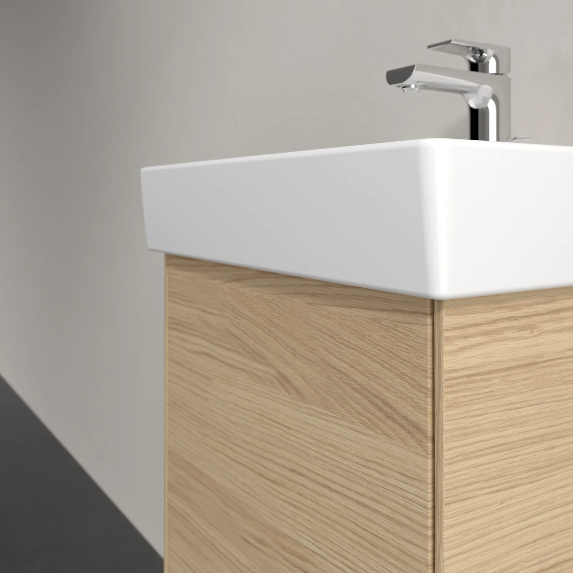 Villeroy & Boch Collaro Waschbeckenunterschrank 410 x 546 x 344 mm, Holz, Eckig, Waschbecken mittig Villeroy & Boch Collaro Waschbeckenunterschrank 410 x 546 x 344 mm, Holz, Eckig, Waschbecken mittig