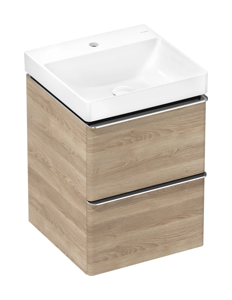 Hansgrohe Handwaschbecken Xelu Q, weiß, 500x480 mm, 100 mm Innenhöhe, wandhängend, ohne Überlauf, SmartClean-Glasur Hansgrohe Handwaschbecken Xelu Q, weiß, 500x480 mm, 100 mm Innenhöhe, wandhängend, ohne Überlauf, SmartClean-Glasur