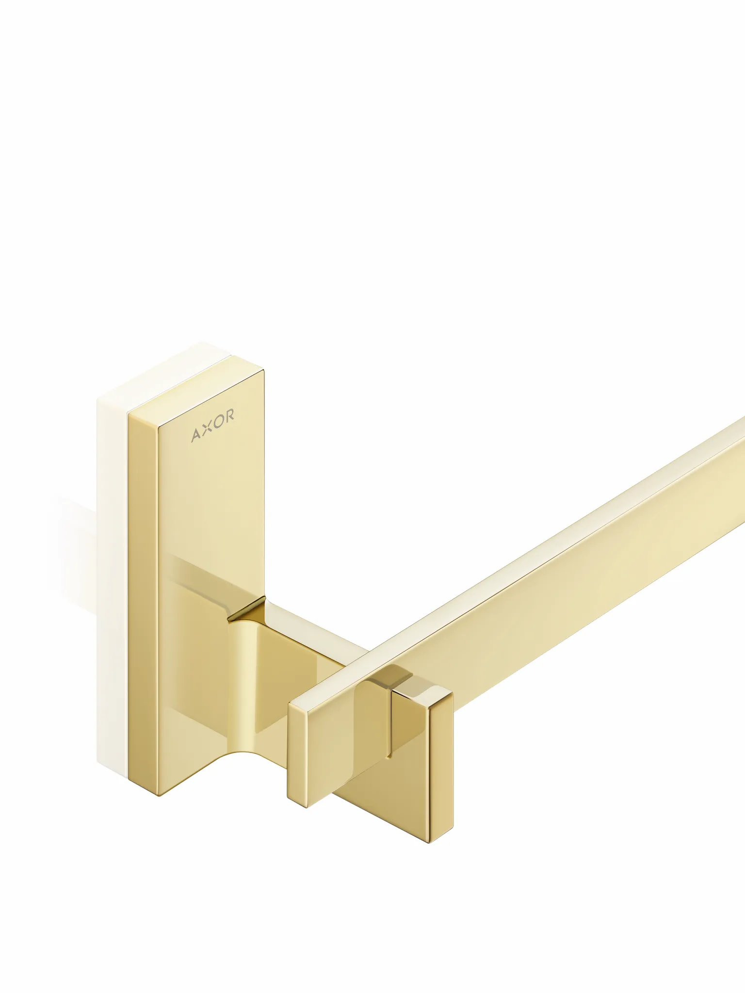 Hansgrohe AXOR Universal Rectangular Badetuchhalter 600 mm, Polished Gold Optic