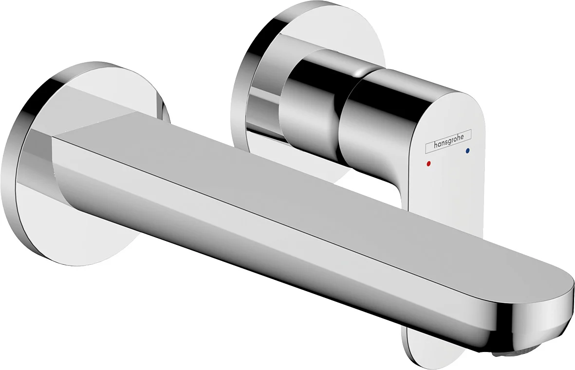 Hansgrohe Rebris S Einhebel-Waschtischmischer Unterputz, Chrom, Ausladung 200 mm, Hebelgriff, Normalstrahl