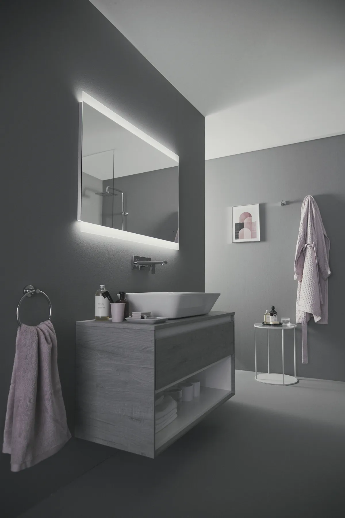 Wand-Waschtischarmatur Unterputz Edge, Bausatz 2, 5 l/min., Ausladung 191mm, Chrom Wand-Waschtischarmatur Unterputz Edge, Bausatz 2, 5 l/min., Ausladung 191mm, Chrom