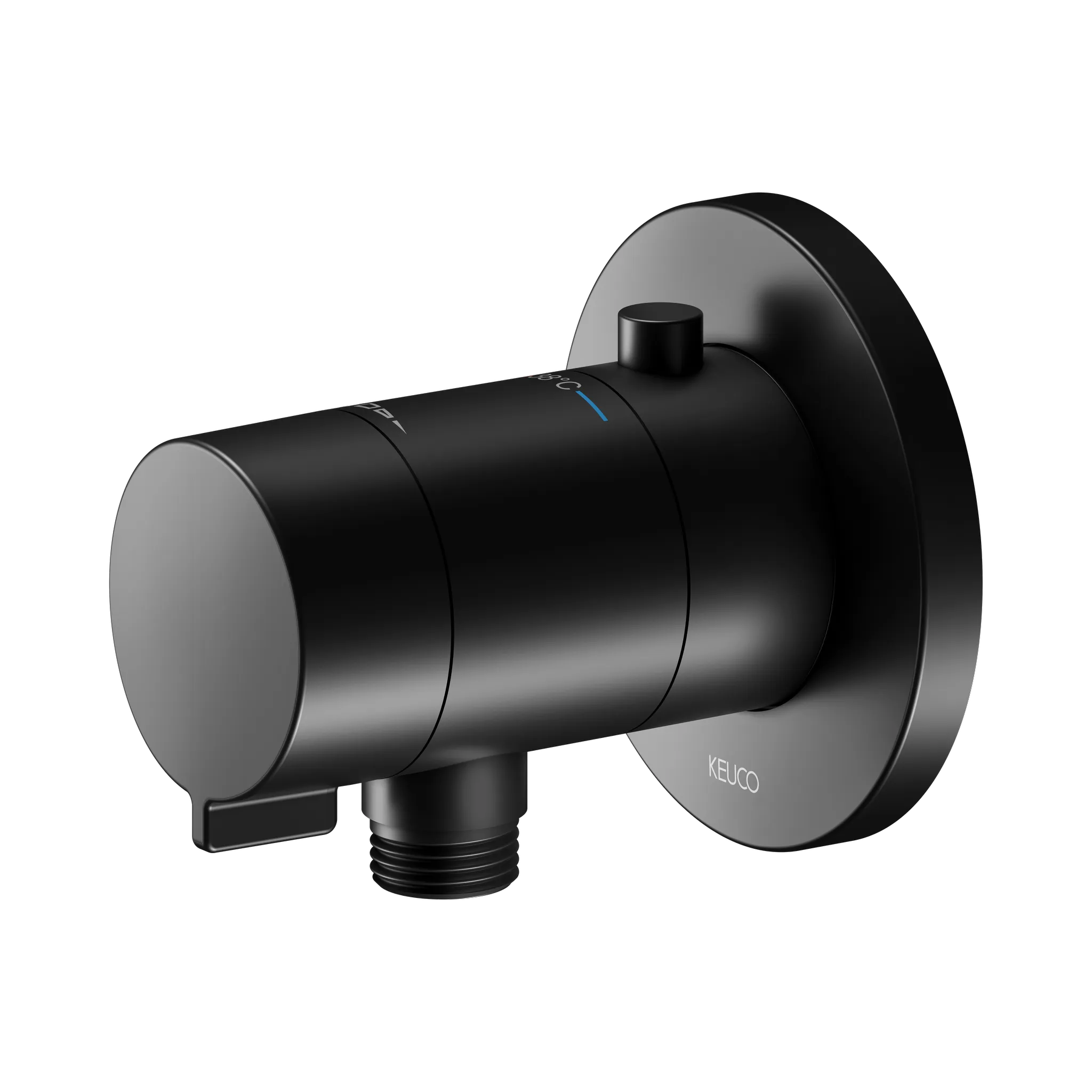 IXMO 59554370001 IXMO_solo Thermostat mit Schlauchanschluß rund schwarz