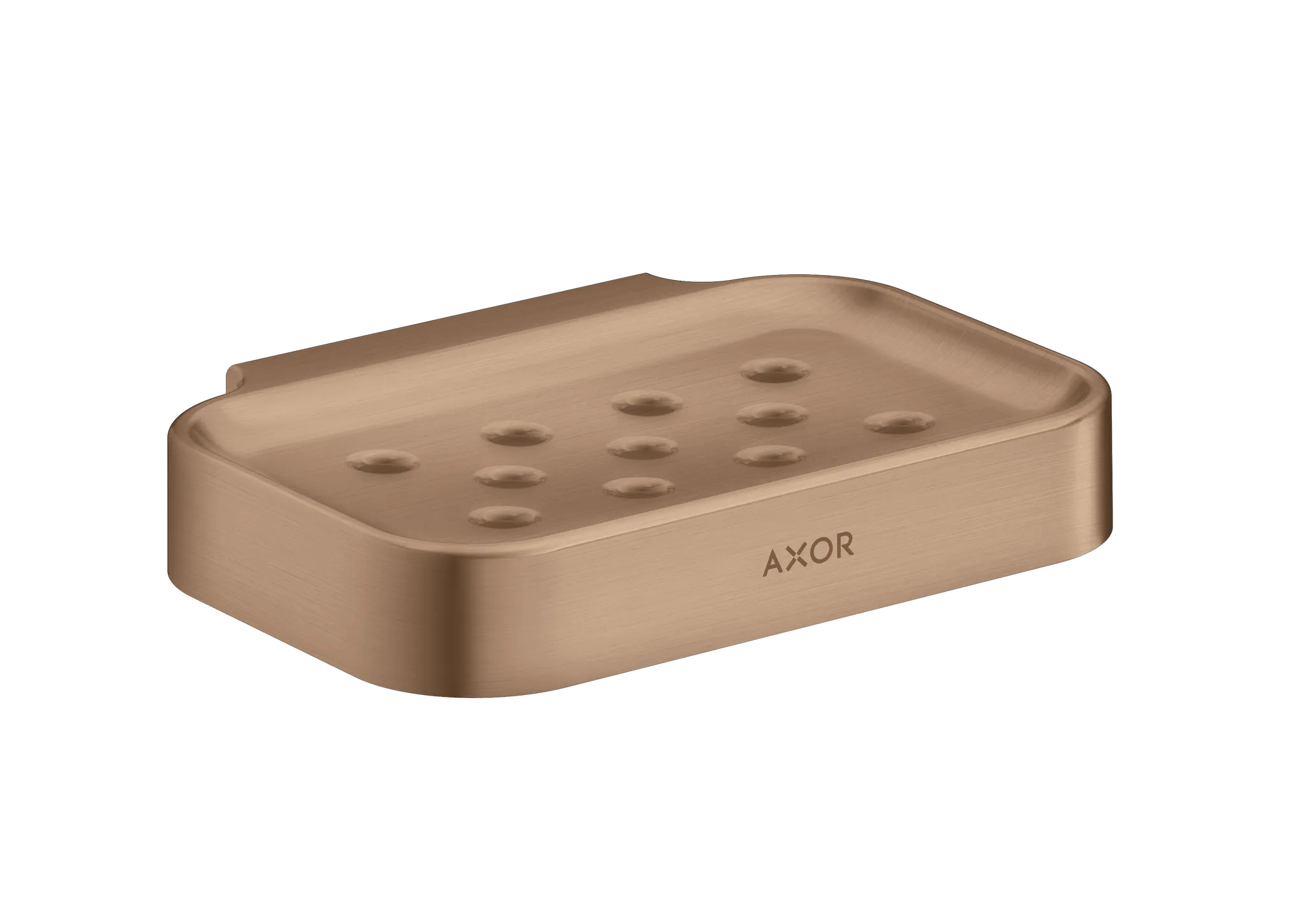 Hansgrohe AXOR Universal Circular Seifenschale, Brushed Red Gold, Wandmontage