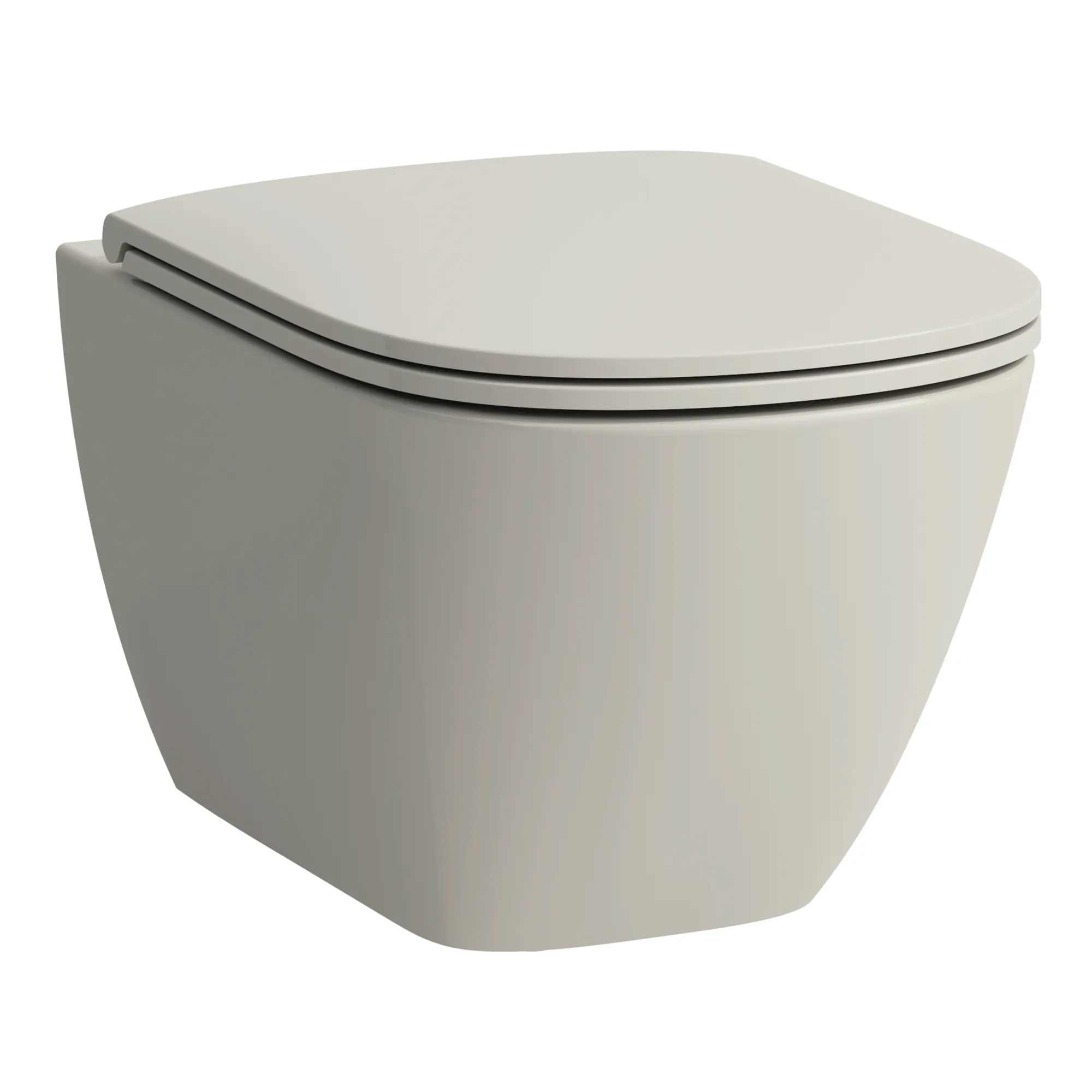 Laufen Wand-Tiefspül-WC „Lua“ 360 × 345 × 520 mm in Pergamon, ohne Spülrand