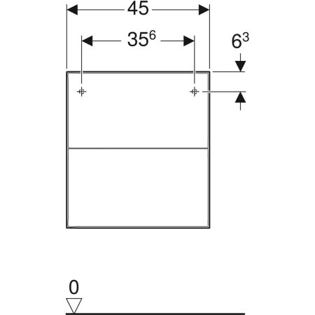 Geberit Hochschrank „ONE“ sandgrau / lackiert hochglänzend