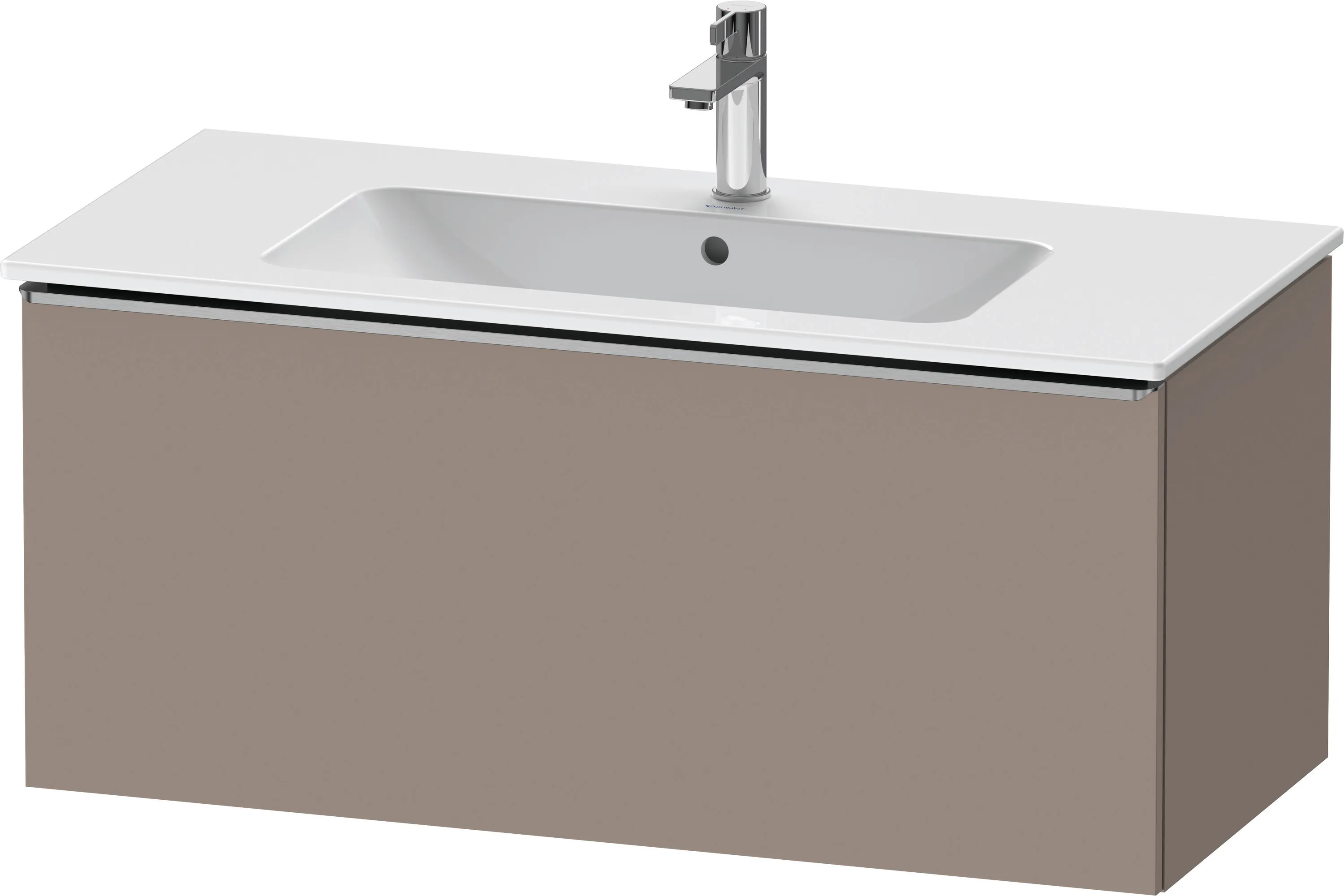 Duravit Waschtischunterschrank wandhängend „D-Neo“ 101 × 44 × 46,2 cm Basalt Matt Duravit Waschtischunterschrank wandhängend „D-Neo“ 101 × 44 × 46,2 cm Basalt Matt