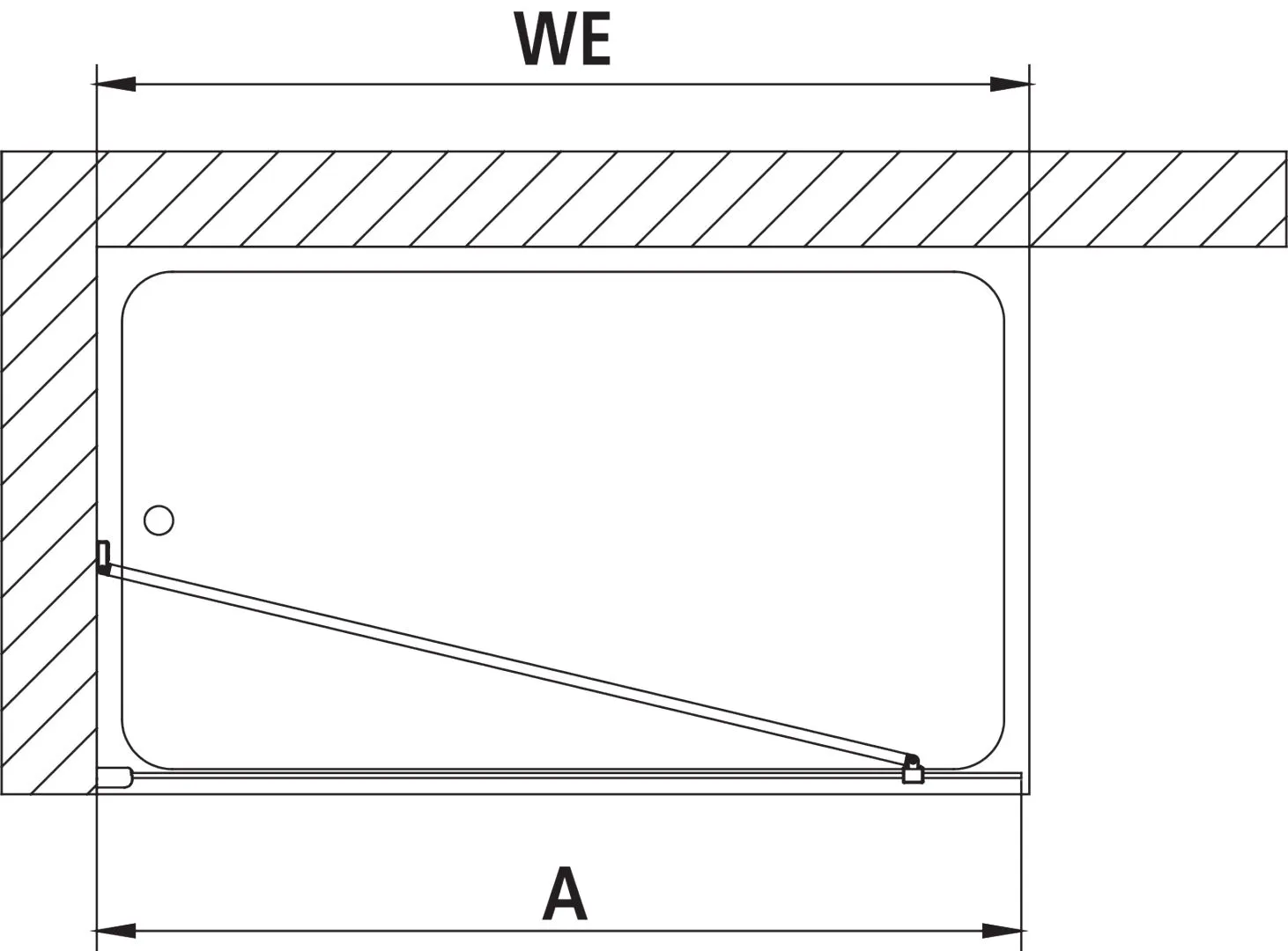 Kermi Duschdesign Walk-In-Duschkabine WALK-IN Wall „PASA XP“ Glas Klar, Profile Silber Mattglanz, BV: 720 - 750 mm WE: 730 - 760 mm H: 1850 mm Kermi Duschdesign Walk-In-Duschkabine WALK-IN Wall „PASA XP“ Glas Klar, Profile Silber Mattglanz, BV: 720 - 750 mm WE: 730 - 760 mm H: 1850 mm