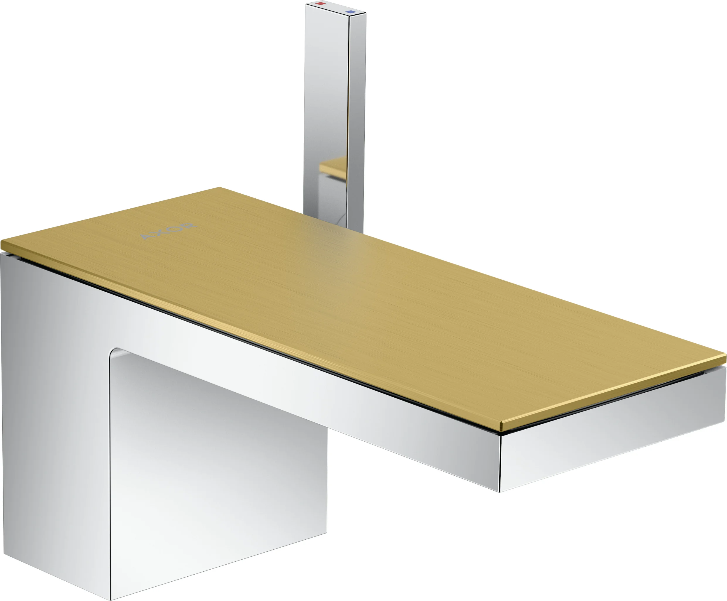 Hansgrohe AXOR MyEdition Einhebel-Waschtischmischer 70, Chrom, Ausladung 151 mm, Auslaufhöhe 70 mm, PowderRain Strahlart, max. Durchflussmenge 5 l/min