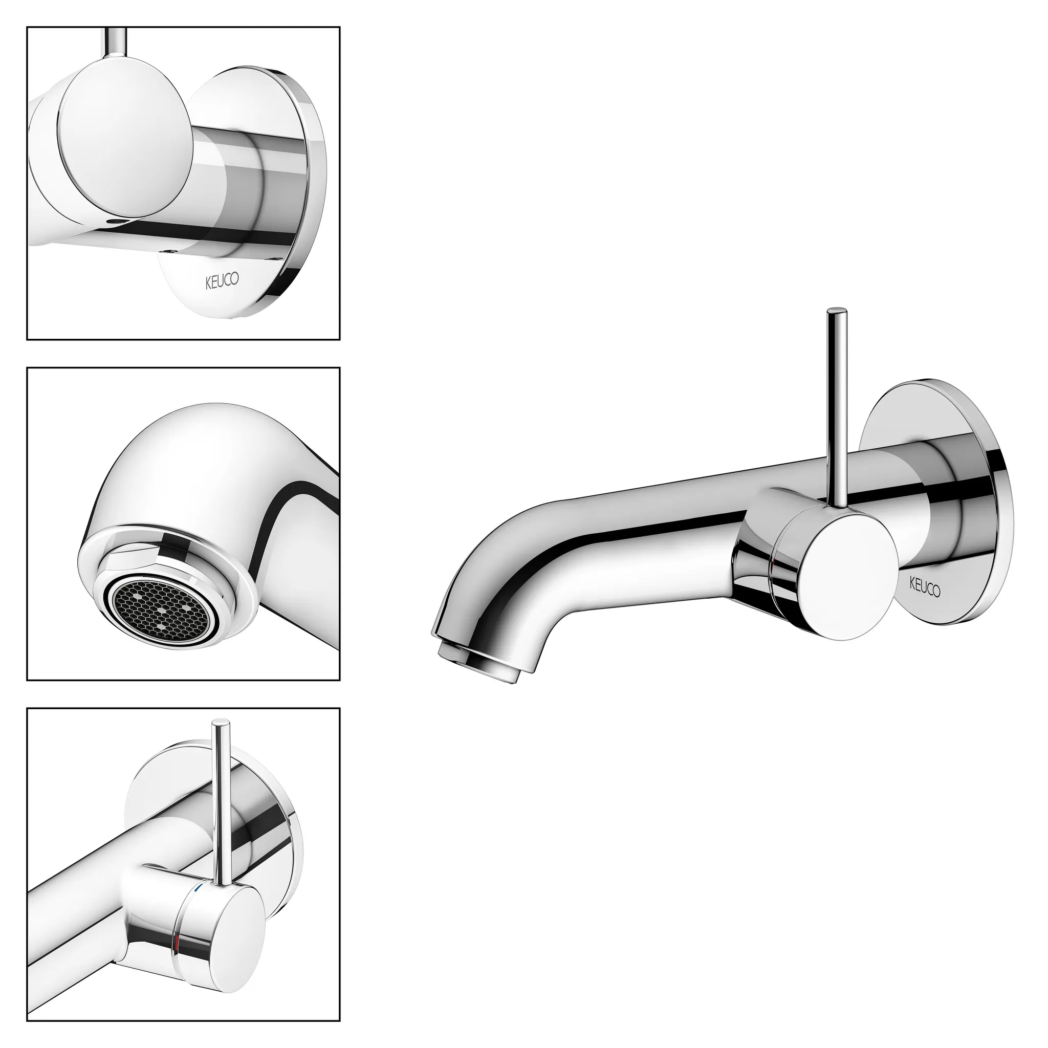 IXMO 59516010201 Einhebel-Waschtischmischer UP für Wandmontage/Ausf. rund Ausladung 165 mm/IXMO Soft verchromt IXMO 59516010201 Einhebel-Waschtischmischer UP für Wandmontage/Ausf. rund Ausladung 165 mm/IXMO Soft verchromt