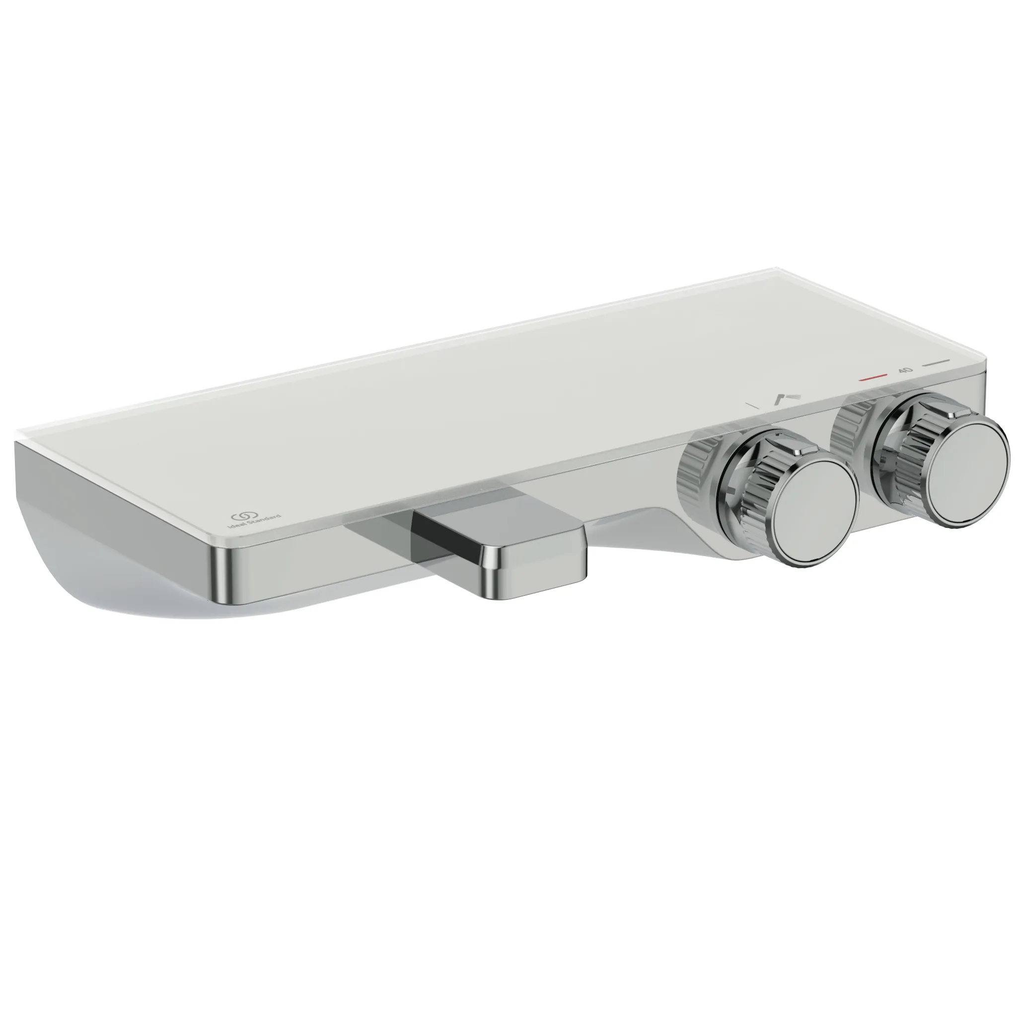 Badethermostat AP Ceratherm S200 mit Ablage Chrom Badethermostat AP Ceratherm S200 mit Ablage Chrom