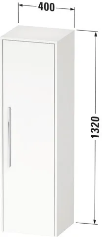 Duravit Halbhochschrank „D-Code“ 40 × 132 × 36 cm in Beton Matt Duravit Halbhochschrank „D-Code“ 40 × 132 × 36 cm in Beton Matt