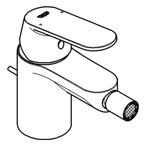 Grohe Eurosmart Cosmopolitan Einhand-Bidetbatterie 32839, chrom Grohe Eurosmart Cosmopolitan Einhand-Bidetbatterie 32839, chrom