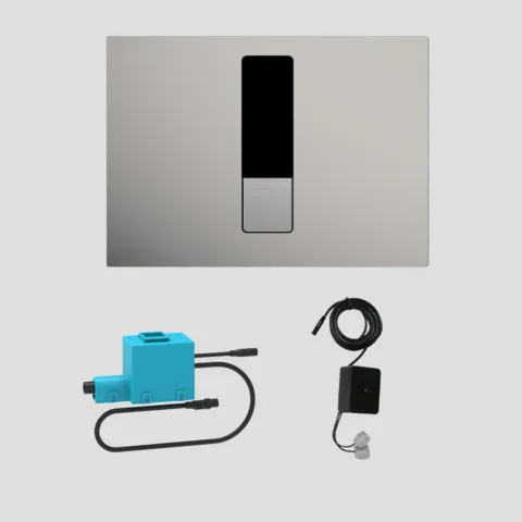 SANIT Betätigungsplatte Ineo Bright Infrarot Edelstahl Netz SANIT Betätigungsplatte Ineo Bright Infrarot Edelstahl Netz