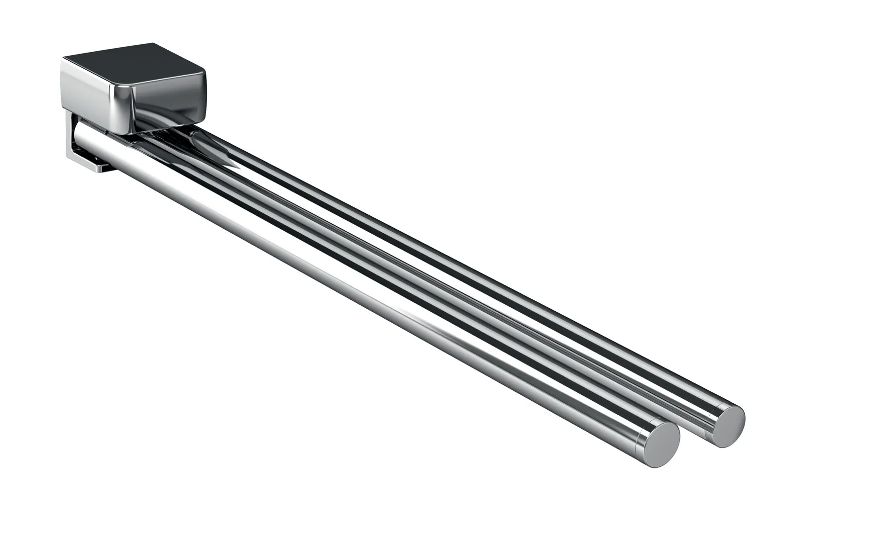 trend Handtuchhalter schwenkbar 2-armig, 350mm, chrom trend Handtuchhalter schwenkbar 2-armig, 350mm, chrom