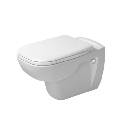 Duravit Wand-Tiefspül-WC inkl. WC-Sitz „D-Code“ 35,9 × 54,5 × 41 cm, Befestigung sichtbar Duravit Wand-Tiefspül-WC inkl. WC-Sitz „D-Code“ 35,9 × 54,5 × 41 cm, Befestigung sichtbar