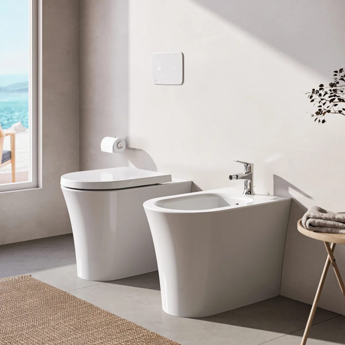 Ideal Standard Bidet „LaDolceVita“, Befestigung verdeckt 35,5 × 56 × 40 cm Ideal Standard Bidet „LaDolceVita“, Befestigung verdeckt 35,5 × 56 × 40 cm