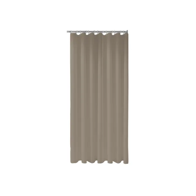 KEUCO Plan Duschvorhang Plan uni 1800 x 1400 mm trüffel