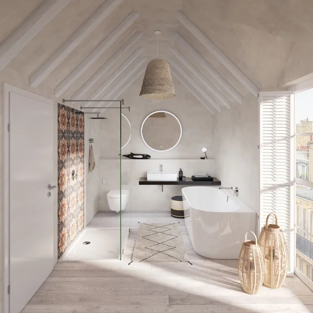 Villeroy & Boch Futurion Flat Duschwanne Rechteck Weiß Alpin