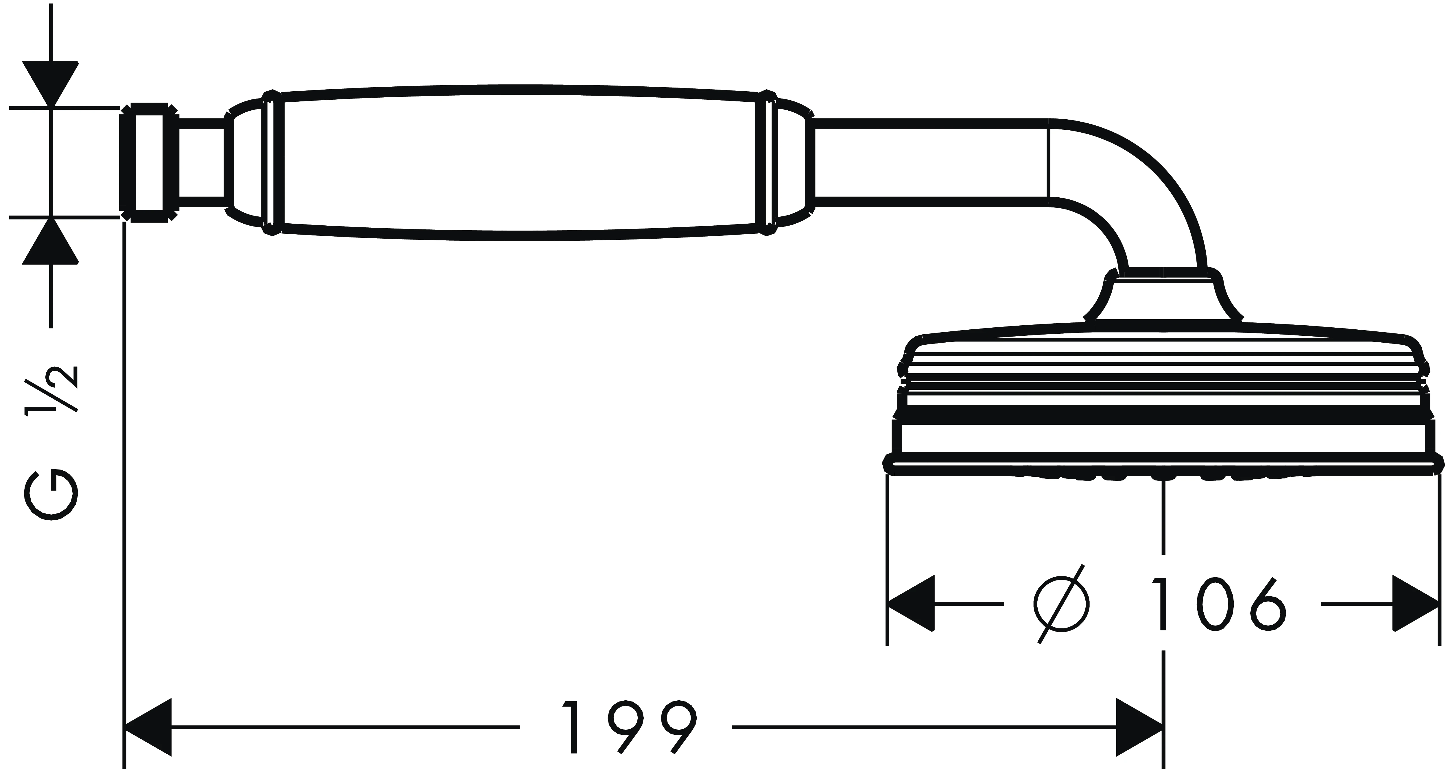 Handbrause Axor Montreux chrom