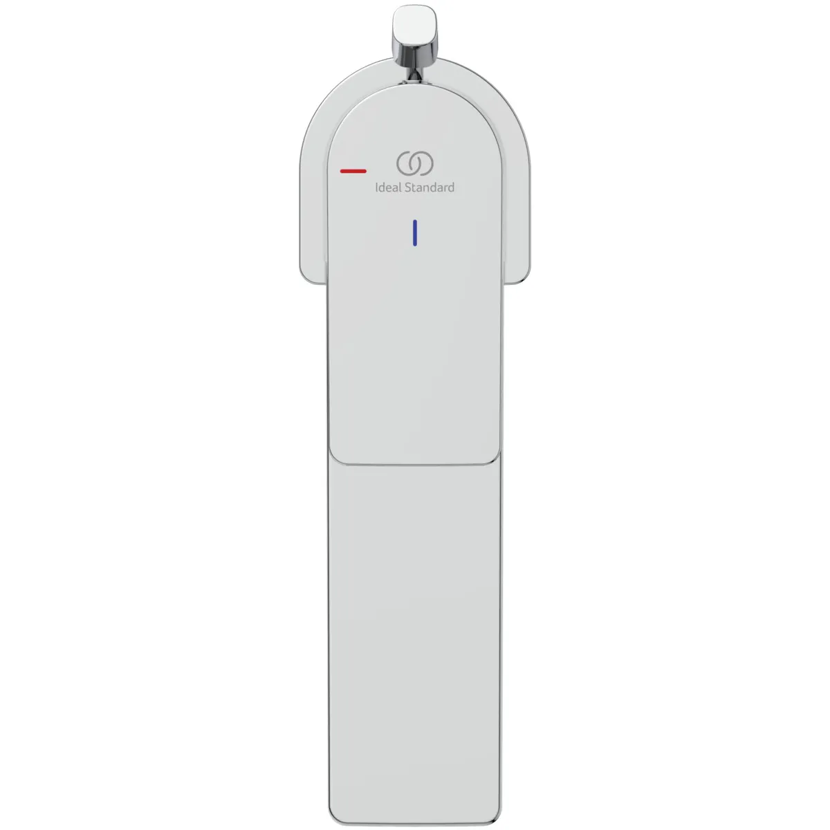 Waschtischarmatur Edge, Slim, mit Ablaufgarnitur, 5l/min, BlueStart, Chrom