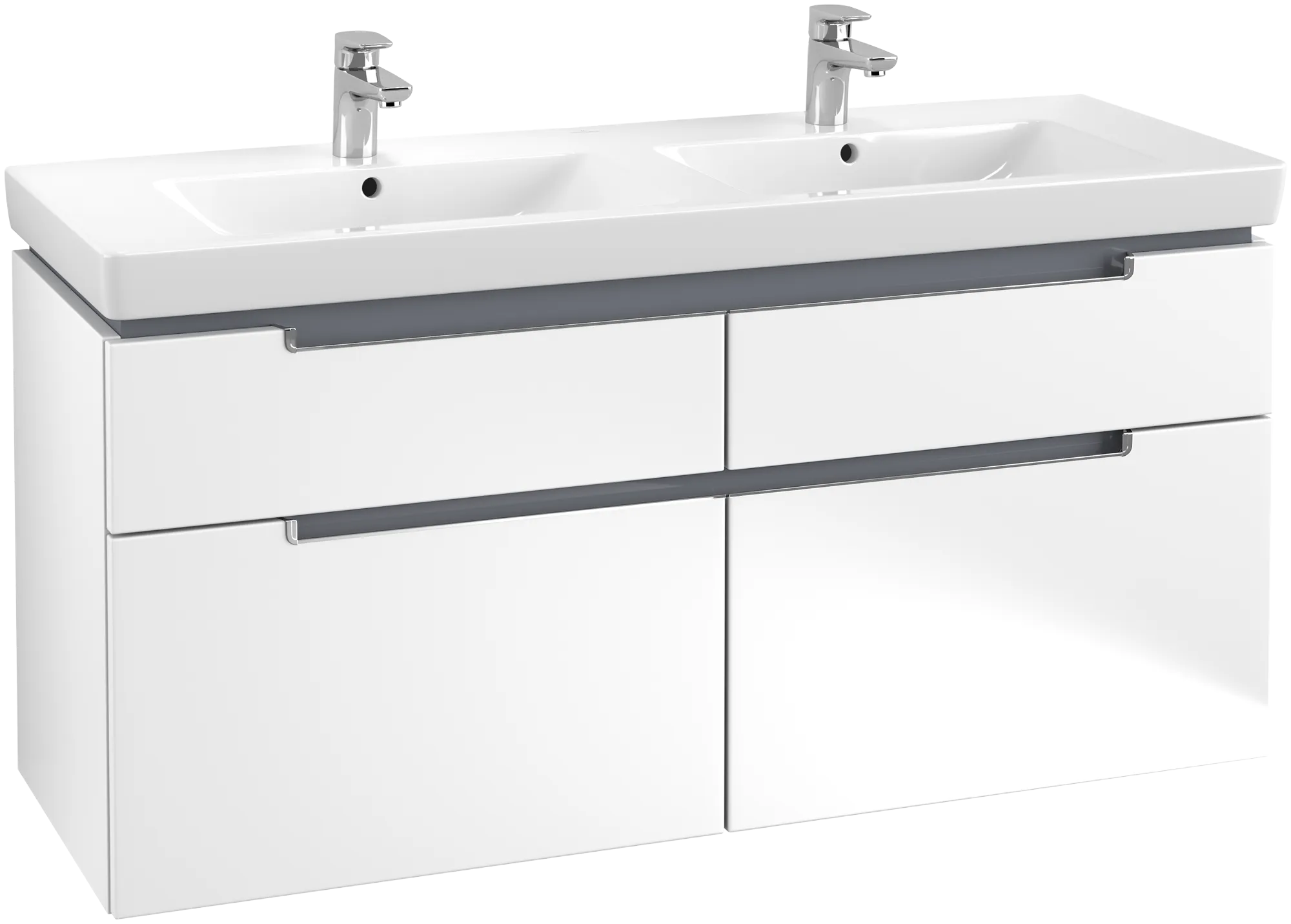 Villeroy & Boch Subway 2.0 Waschbeckenunterschrank A91710, 1287 x 590 x 449 mm, White Matt Villeroy & Boch Subway 2.0 Waschbeckenunterschrank A91710, 1287 x 590 x 449 mm, White Matt