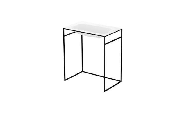 Freistehender Waschtisch „BetteLux Shape“ 60 × 49,5 × 12 cm in Weiß