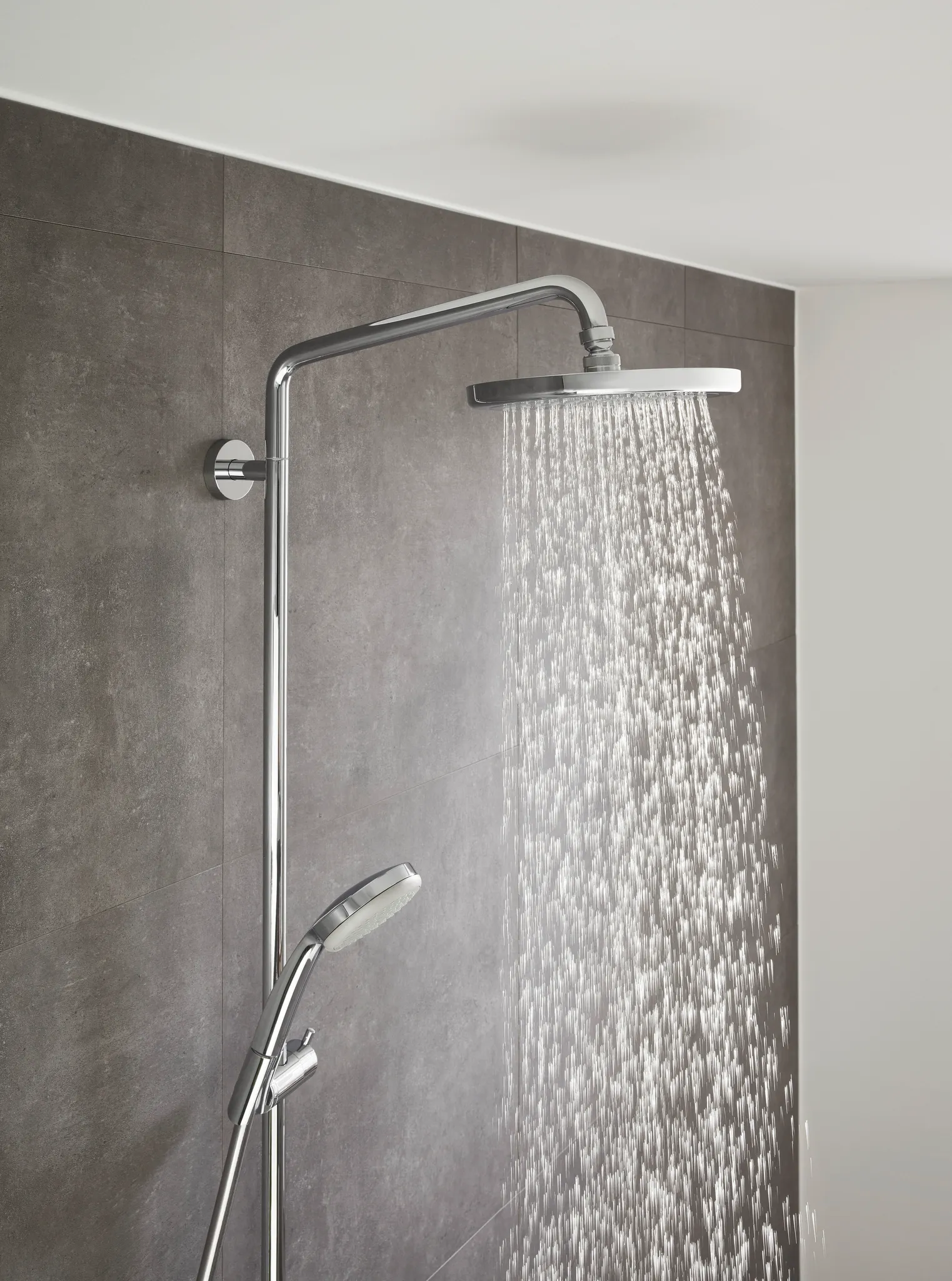 Showerpipe Croma 220 für Dusche chrom mit Thermostat Showerpipe Croma 220 für Dusche chrom mit Thermostat