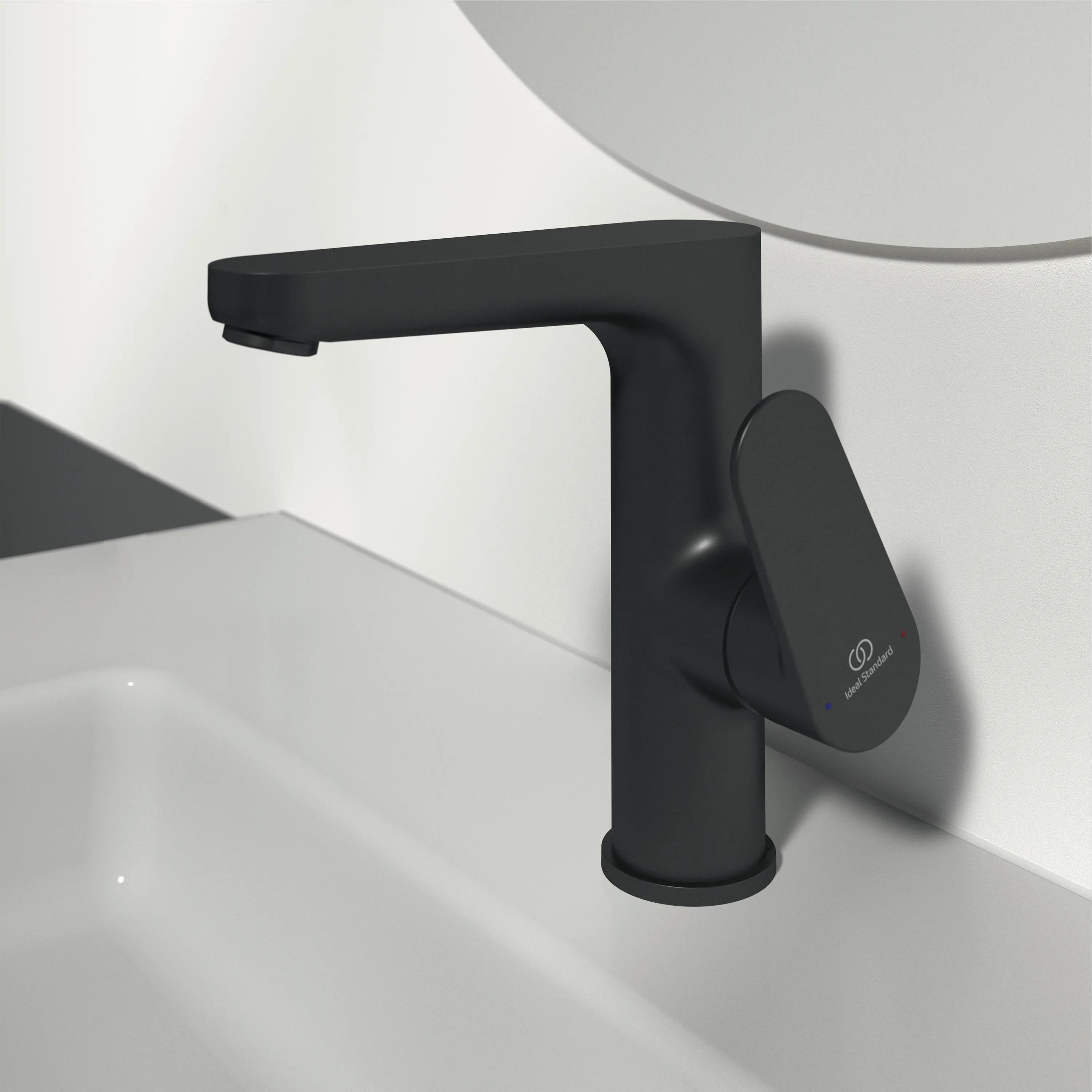 Waschtischarmatur Cerafine O, H155, ohne Ablaufgarnitur, Ausladung 135mm, Chrom Waschtischarmatur Cerafine O, H155, ohne Ablaufgarnitur, Ausladung 135mm, Chrom