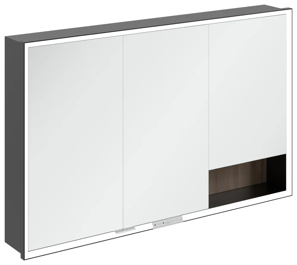 Villeroy & Boch Einbau-Spiegelschrank „My View+“ 1200 × 750 × 168 mm in Arizona Oak