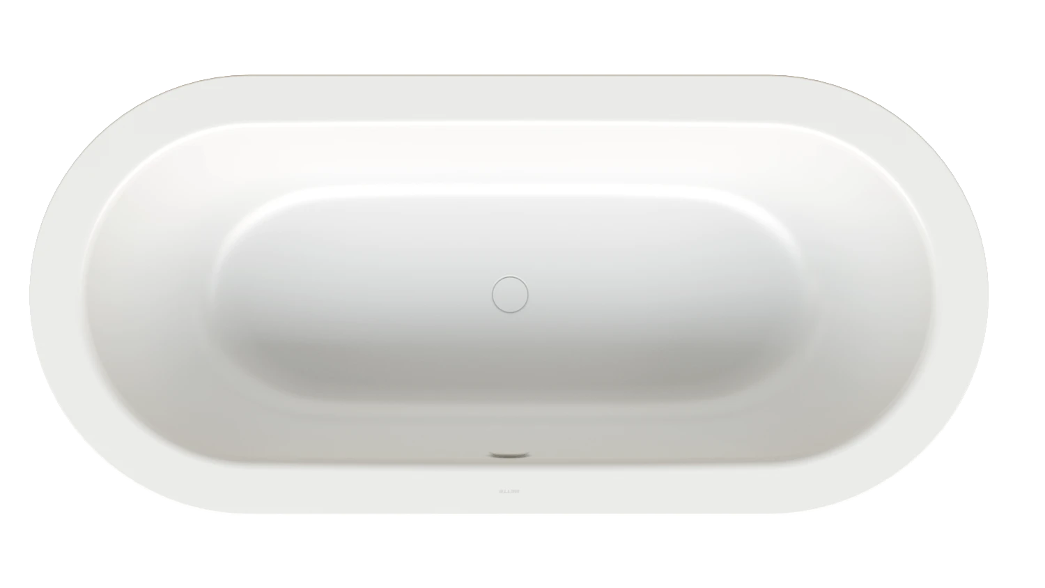 Bette oval Badewanne „BetteStarlet Oval Silhouette“ 185 × 85 cm in Edelweiß