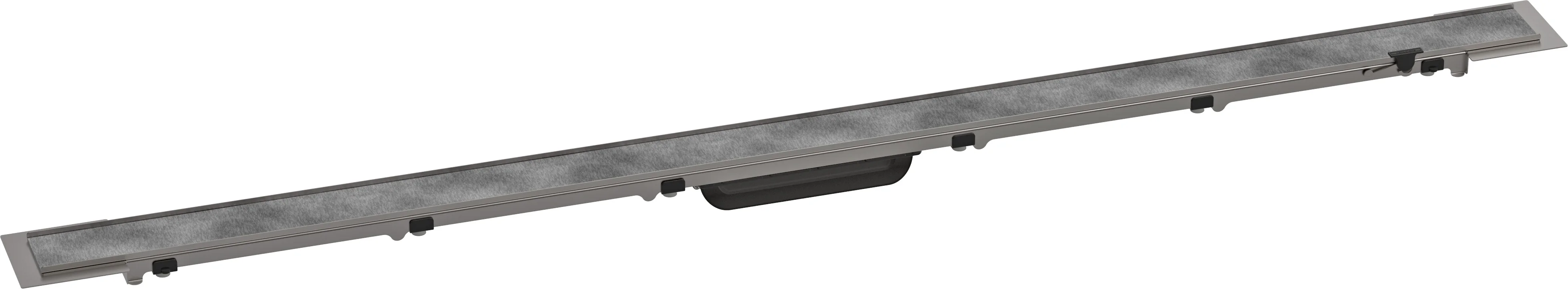 Hansgrohe RainDrain Rock Duschrinne 1300 mm, kürzbar und befliesbar