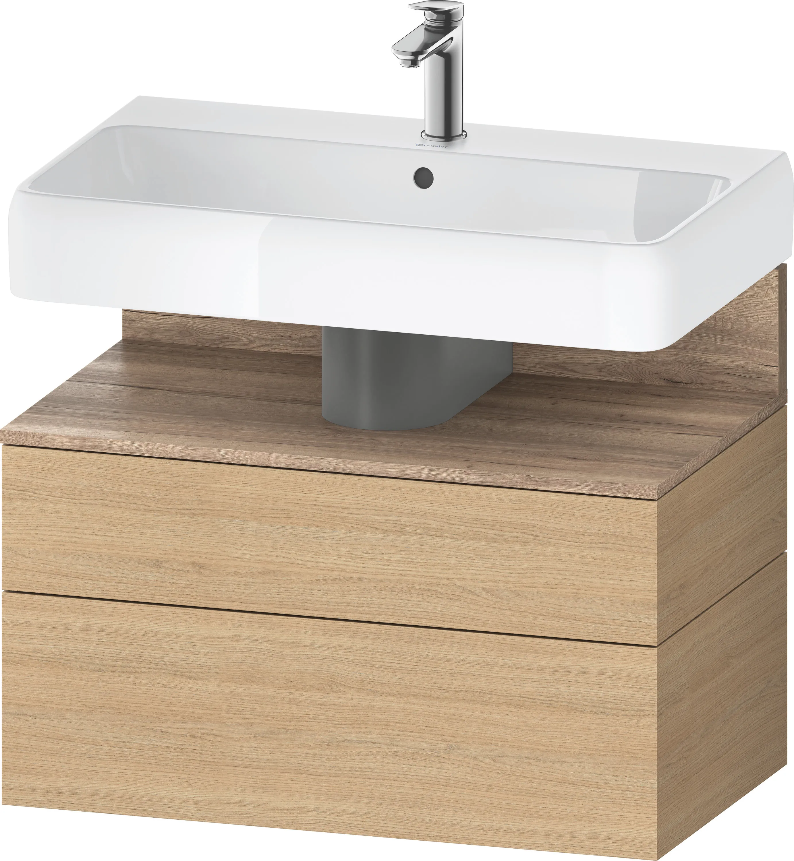 Duravit Waschtischunterschrank wandhängend „Qatego“ 79 × 59 × 47 cm in, mit Beleuchtung Duravit Waschtischunterschrank wandhängend „Qatego“ 79 × 59 × 47 cm in, mit Beleuchtung