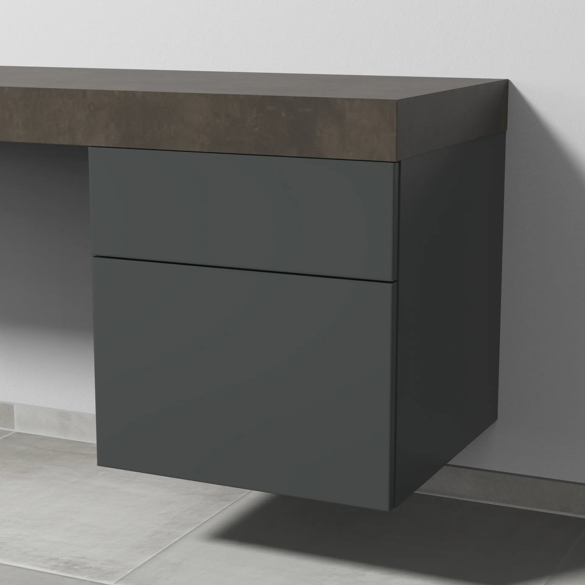 Sanipa Unterschrank „2morrow“ 500 × 510 × 520 mm in Anthrazit (matt)