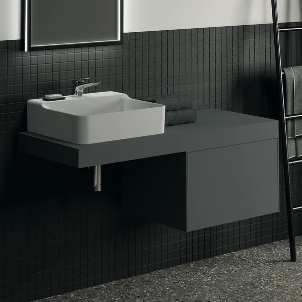 Ideal Standard Konsole Conca Anthrazit 1200x505x80mm