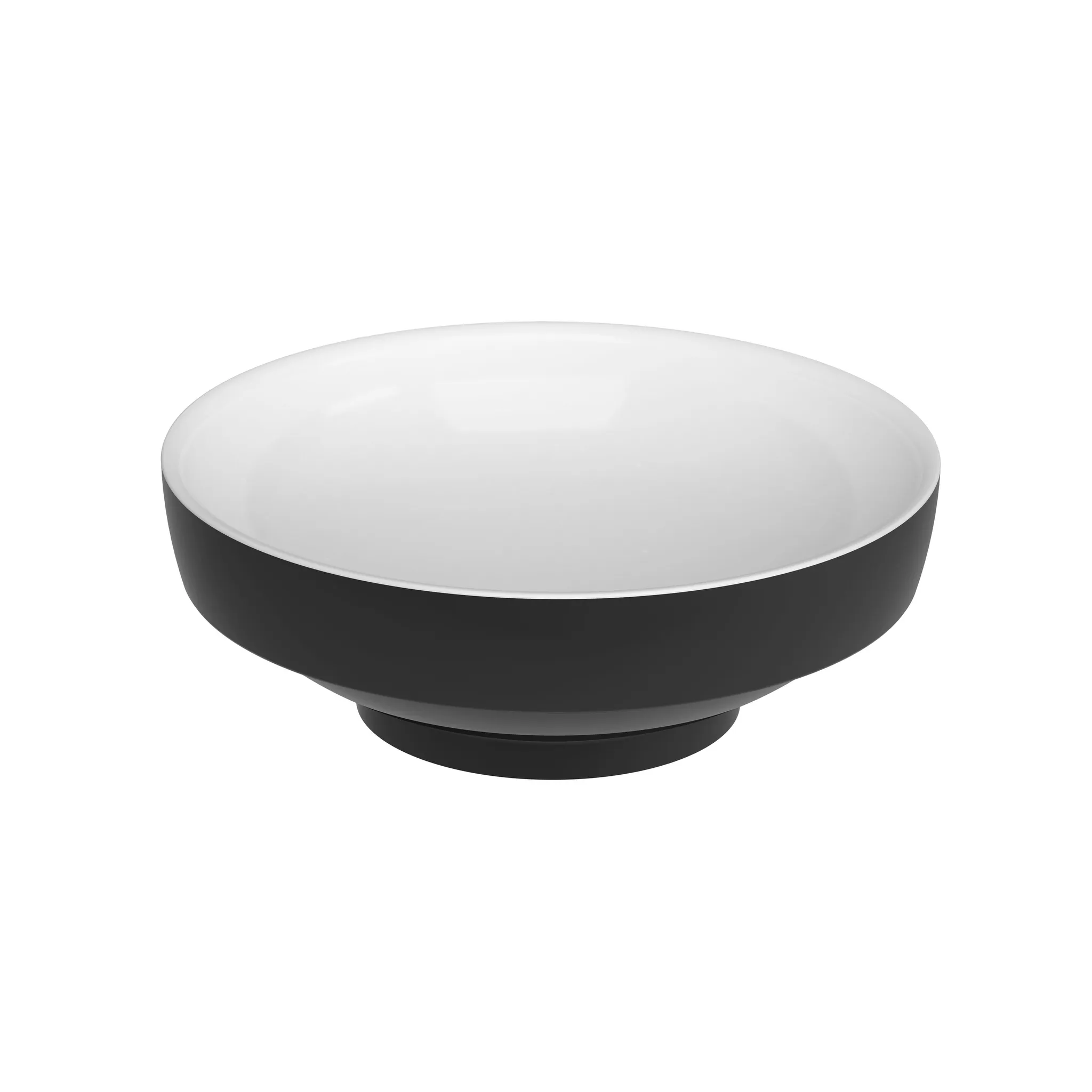 VitrA Water Jewels Aufsatzschale d: 40 cm rund ohne Hahnlochbank Schwarz/Weiß Hochglanz VitrA Water Jewels Aufsatzschale d: 40 cm rund ohne Hahnlochbank Schwarz/Weiß Hochglanz