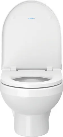 Duravit Wand-Tiefspül-WC inkl. WC-Sitz „No.1“ 37,3 × 54 × 39,3 cm, Befestigung sichtbar