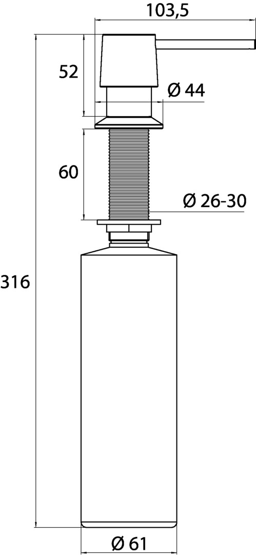 emco Seifenspender „system 2“ in chrom