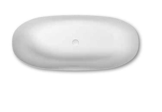 repaBAD Badewanne „Milano F“ freistehend oval 160 × 70 cm