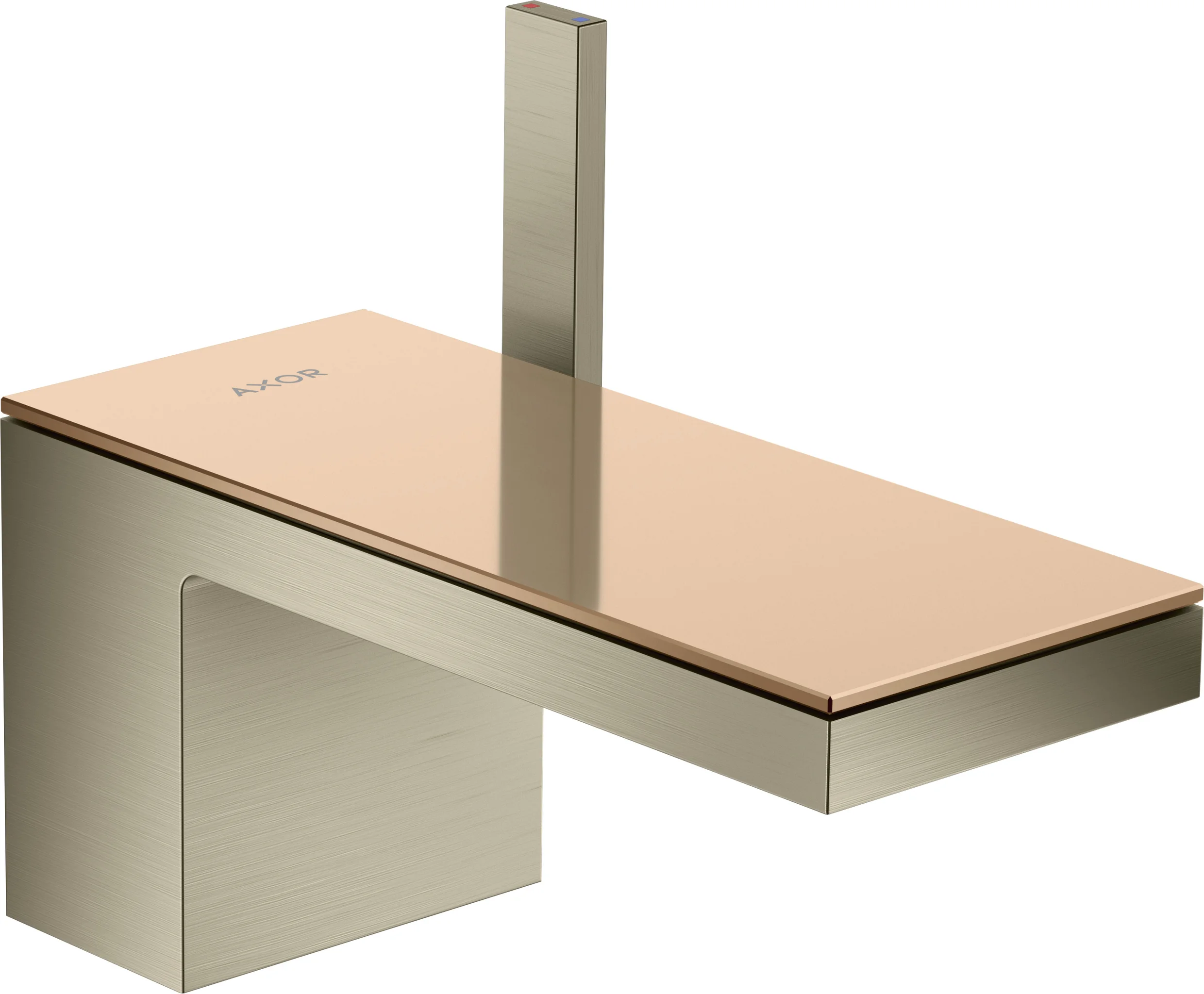 Hansgrohe AXOR MyEdition Platte 200 mm Metall Brushed Red Gold abnehmbar