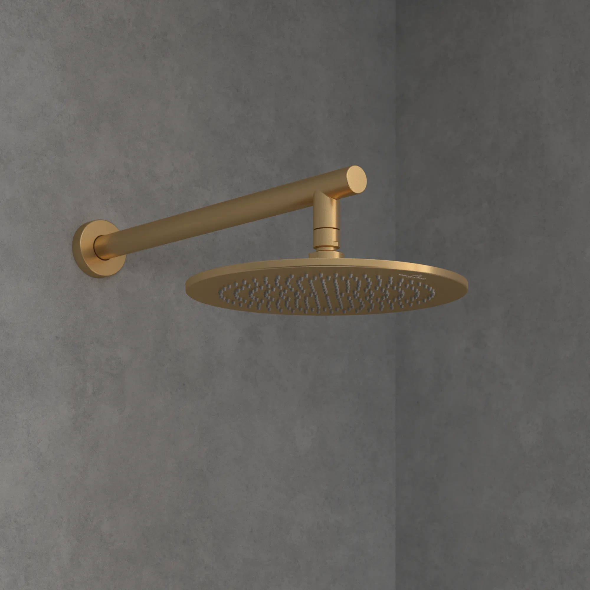 Villeroy & Boch Universal Showers Regenbrause, rund, Brushed Gold, 252 x 252 mm, Höhe 56 mm