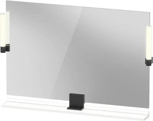 Duravit Spiegel „Sivida“ 105 × 65 cm Ablage: Weiß Matt / Farbe: Diamantschwarz / Größe: 105 × 3,6 × 65 cm Duravit Spiegel „Sivida“ 105 × 65 cm Ablage: Weiß Matt / Farbe: Diamantschwarz / Größe: 105 × 3,6 × 65 cm