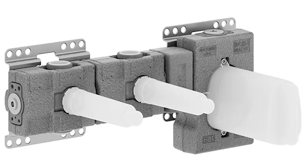 UP-Thermostatmodul mit 2 Ventilen SERIENNEUTRAL 35524970