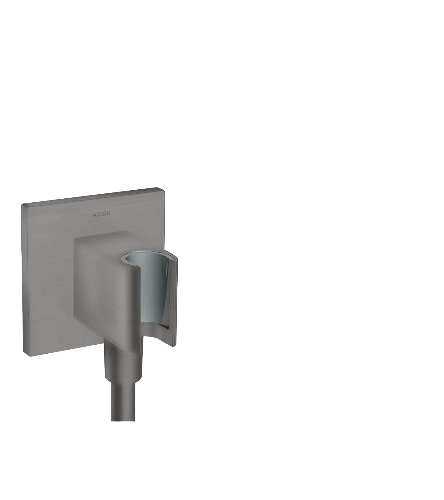 Hansgrohe AXOR ShowerSolutions Portereinheit eckig, Brushed Black Chrome, DN15 mit Rückflussverhinderer, G 1/2 Hansgrohe AXOR ShowerSolutions Portereinheit eckig, Brushed Black Chrome, DN15 mit Rückflussverhinderer, G 1/2