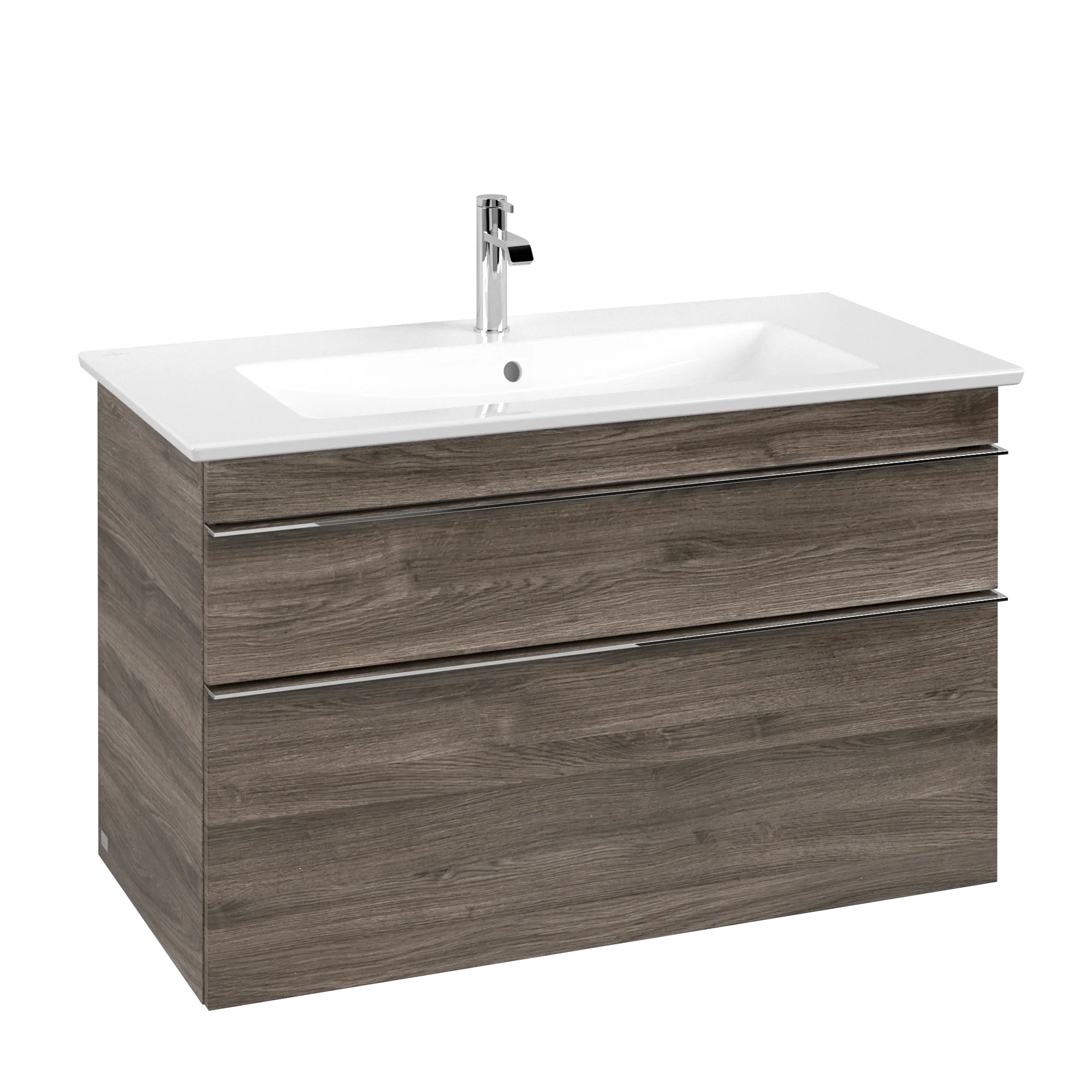 Villeroy & Boch Waschtischunterschrank „Venticello“ für Schrankwaschtisch 953 × 590 × 502 mm Stone Oak, für Becken mittig
