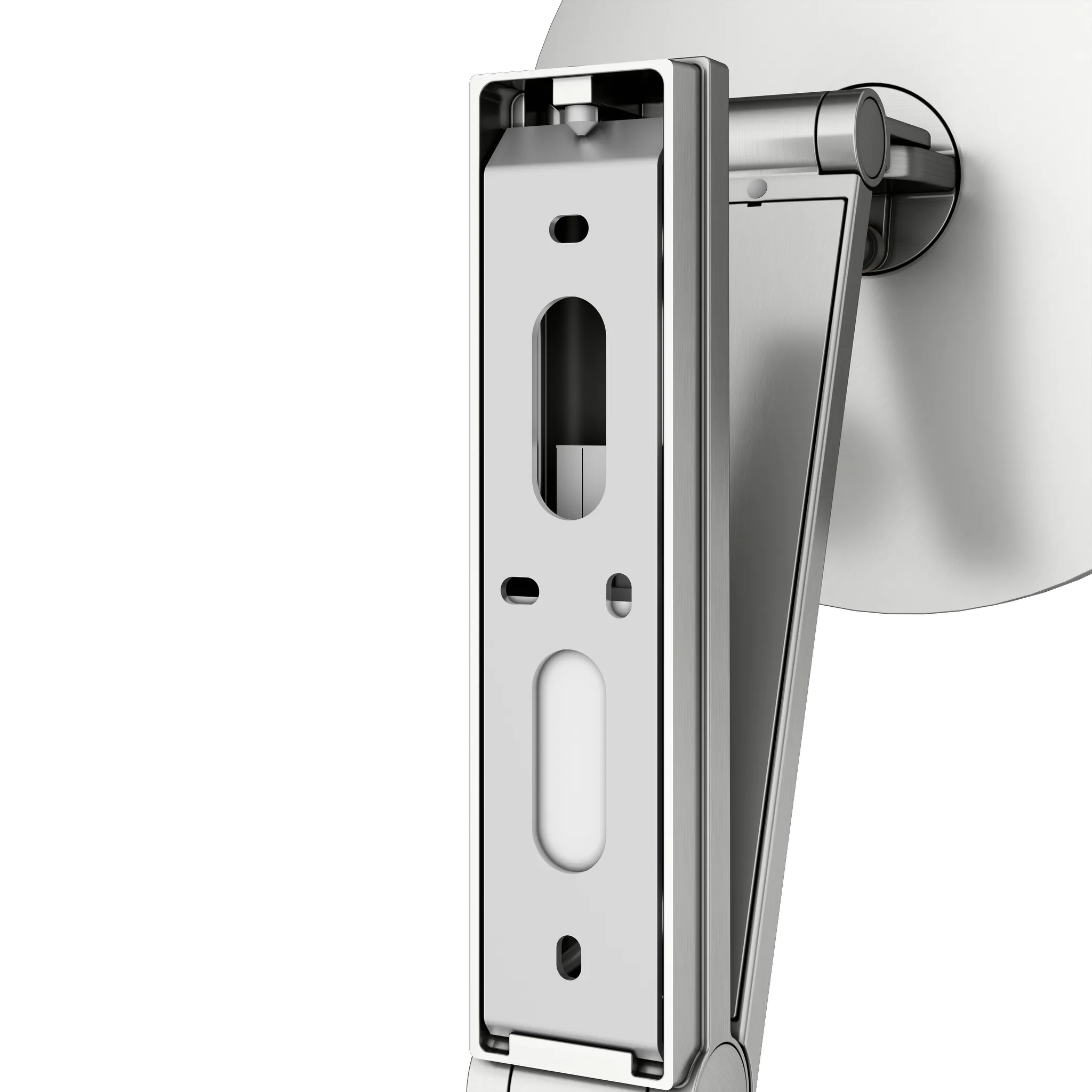 KEUCO Kosmetikspiegel iLook_move beleuchtet mit Unterputz-Kabelführung und Glasbedienfeld