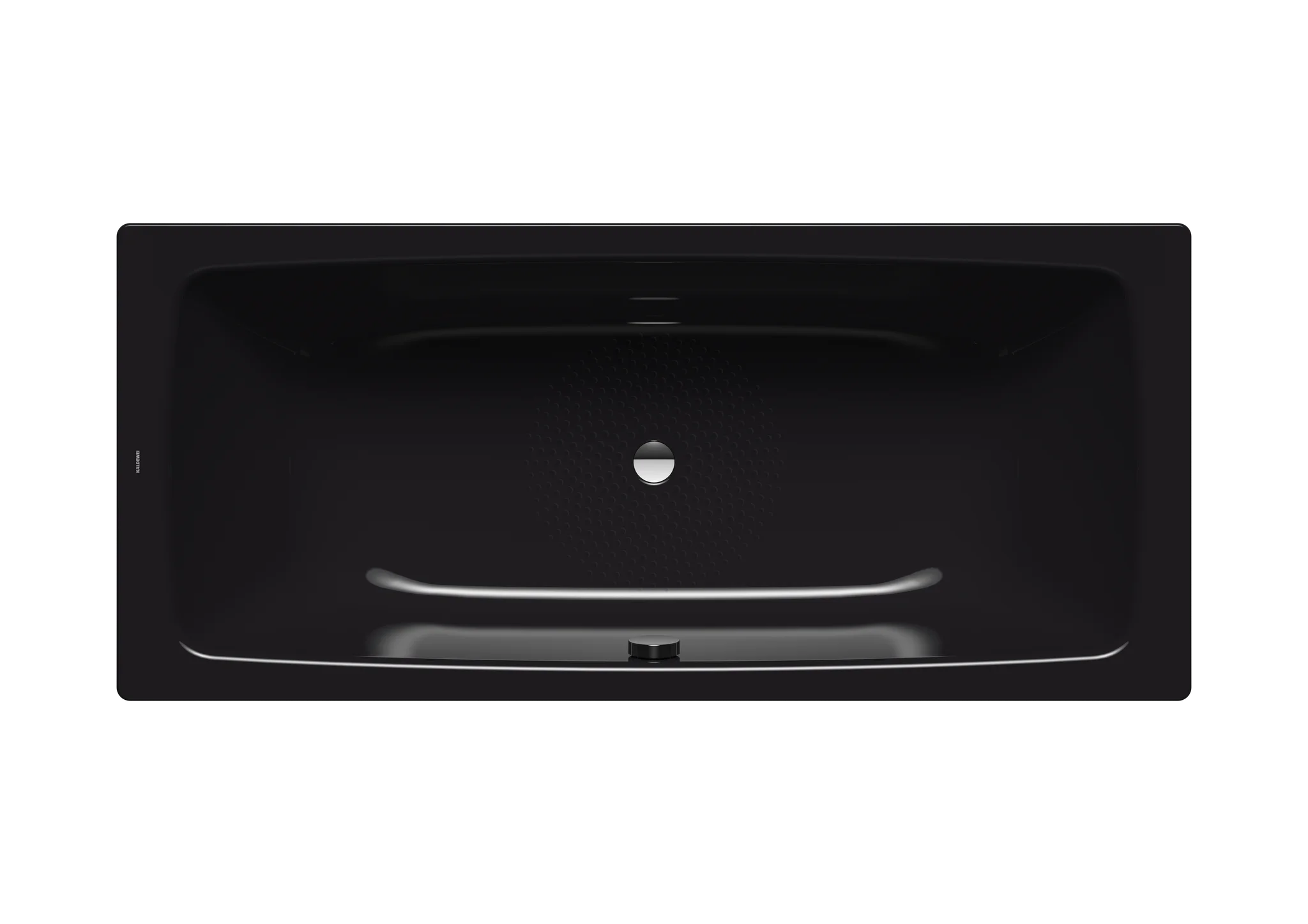 Kaldewei CAYONO DUO Badewanne, schwarz, Antislip, 1800x800 mm, 400 mm Tiefe